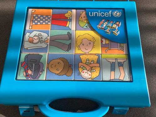 Houten puzzle cubes - 6 verschillende thema's, Kinderen en Baby's, Speelgoed | Educatief en Creatief, Zo goed als nieuw, Knutselen