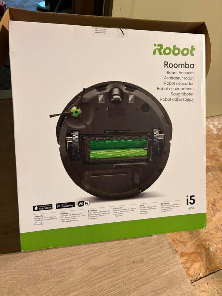 iRobot Roomba i5 i5158, Elektronische apparatuur, Stofzuigers, Stofzuiger, Stofzak, Ophalen of Verzenden