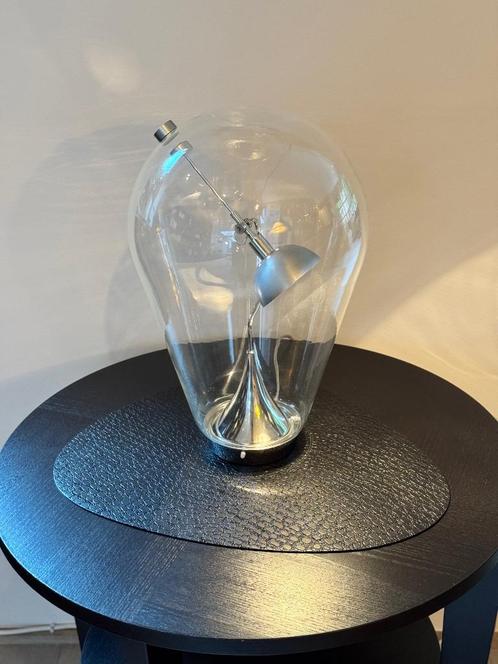 Lampes de table (2), Huis en Inrichting, Lampen | Tafellampen, Gebruikt, Minder dan 50 cm, Glas, Metaal, Ophalen