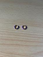 Oorringen embrace in het kleur paars, Bijoux, Sacs & Beauté, Boucles d'oreilles, Neuf, Enlèvement ou Envoi, Or, Violet