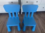 2 blauwe kinderstoelen, Kinderen en Baby's, Kinderstoelen, Ophalen, Gebruikt, Overige typen