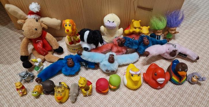 Kipling aapjes, badeendjes, trollen, winnie de pooh en meer, Collections, Collections Autre, Utilisé, Enlèvement ou Envoi