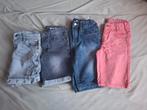 Jeansshorts maat 122 en 128, Kinderen en Baby's, Ophalen, Zo goed als nieuw, Maat 128