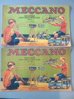 lot van 8 oude instructieboekjes Meccano speelgoed, Antiquités & Art, Antiquités | Jouets, Envoi