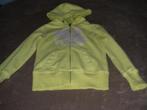 Gele cardigan met rits + muts, Tommy Hilfiger, mt 8 jaar,128, Kinderen en Baby's, Kinderkleding | Maat 128, Meisje, Trui of Vest