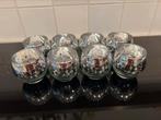 Set theelichthouders Kerst - 8 stuks, Ophalen of Verzenden, Zo goed als nieuw
