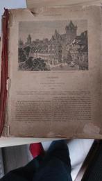 Historische tijdschriften met gravures 19deE-WOI, Antiek en Kunst, Curiosa en Brocante, Ophalen