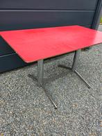 Vintage tafel + 4 retro stoelen, Enlèvement ou Envoi, Comme neuf