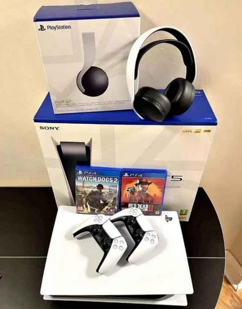 PlayStation 5., Games en Spelcomputers, Spelcomputers | Sony PlayStation 5, Zo goed als nieuw, Playstation 5, Ophalen of Verzenden