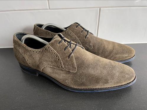 Floris van Bommel herenschoenen maat 10 / 44, Kleding | Heren, Schoenen, Zo goed als nieuw, Veterschoenen, Overige kleuren, Ophalen of Verzenden