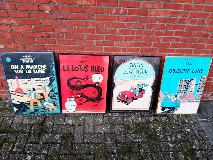 Ingekaderde posters Tintin, Collections, Collections Autre, Utilisé, Enlèvement