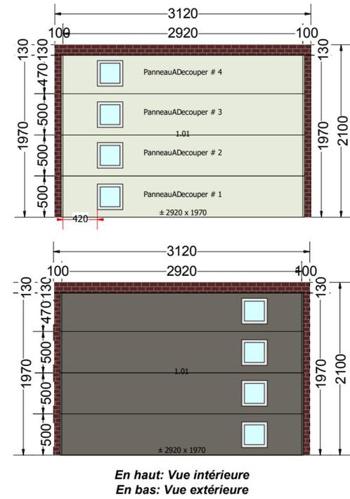 Porte de garage, Doe-het-zelf en Bouw, Raamkozijnen en Schuifdeuren, Nieuw, Ophalen