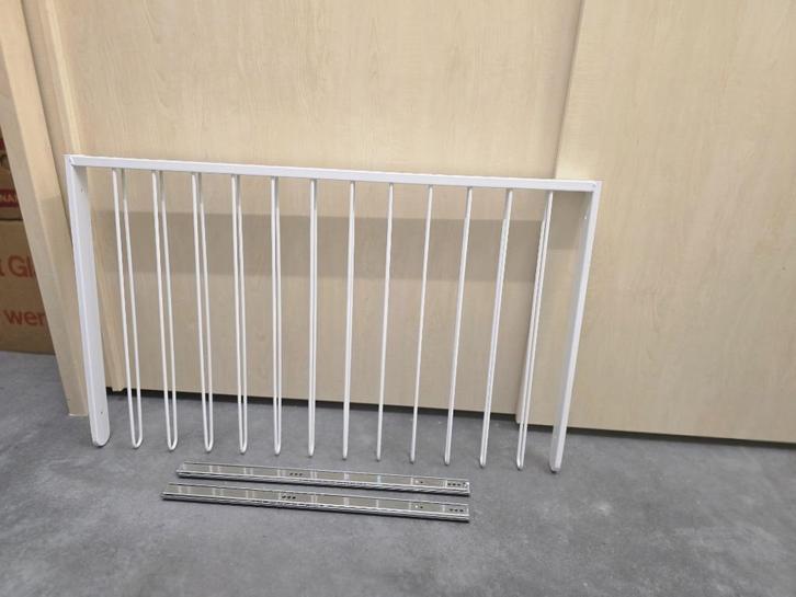 Uittrekbare Broekhanger voor Kast of Dressing - Wit, Maison & Meubles, Armoires | Penderies & Garde-robes, Neuf, Avec espace de penderie