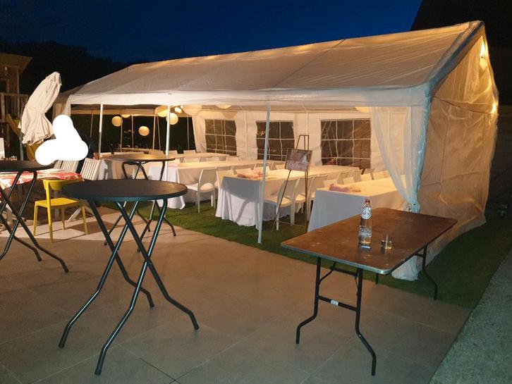 party tent  (8 meter x 4 meter), Tuin en Terras, Partytenten, Gebruikt, Partytent, 2 meter of meer, 8 meter of meer, 4 tot 6 meter