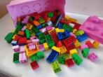 Duplo box met 120 Duplo blokken, Ophalen of Verzenden, Gebruikt, Losse stenen, Duplo