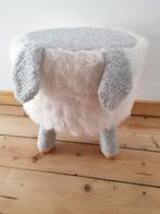 tabouret pouf peluché, Pouf, Enlèvement ou Envoi, Blanc, Neuf