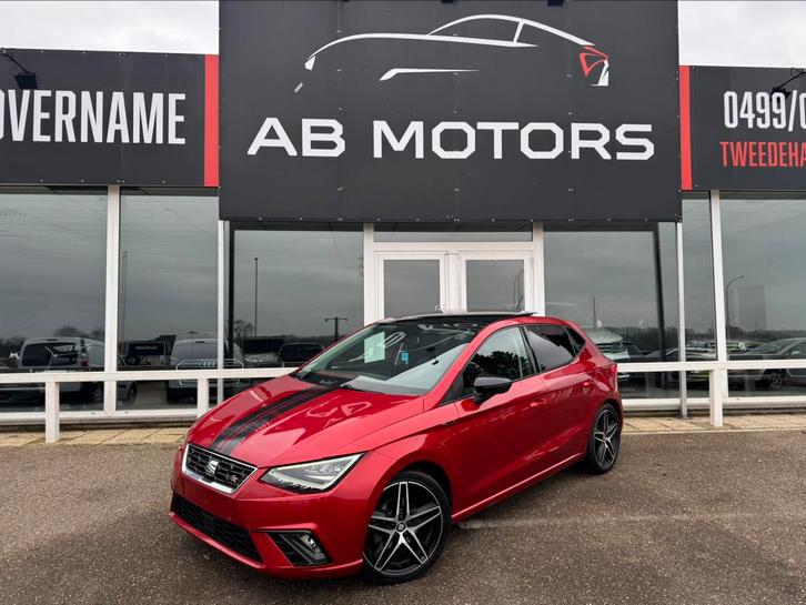 Seat Ibiza 1.0TSI FR 2019 DSG Pano Led Navi ACC, Auto's, Seat, Bedrijf, Te koop, Ibiza, ABS, Adaptieve lichten, Adaptive Cruise Control