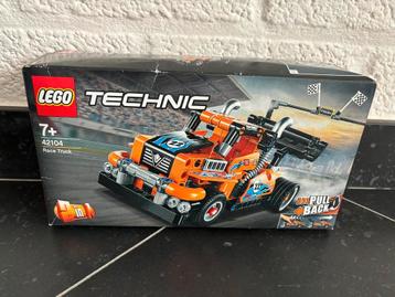 Lego technic racetruck 42104 incl doos en instructie beschikbaar voor biedingen