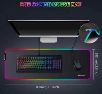 LED Game Gaming muis toetsenbord mat + draadloze oplader ! beschikbaar voor biedingen