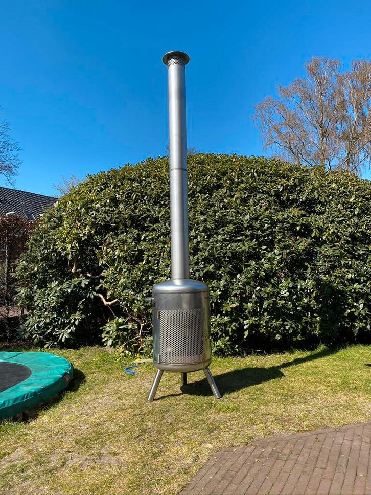 rvs Tuinkachel tuinhaard terrashaard buitenhaard kachel, Tuin en Terras, Tuinhaarden, Nieuw, Ophalen of Verzenden