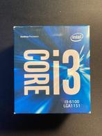 Processeur Intel Core i3-6100 processor - 3,70 GHz - LGA1151, Intel Core i3, 2-core, Enlèvement ou Envoi, 3 à 4 Ghz