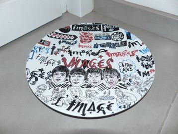 "Images" - Bord in porselein - Kunst aan tafel - Villeglé beschikbaar voor biedingen