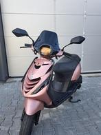 Piaggio Zip 4T Scooter Mat Lichtroze FULL OPTION (A-KLASSE), Fietsen en Brommers, Ophalen of Verzenden, Zo goed als nieuw, 50 cc