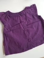 PREMAMAN - Blouse violette avec pois orange - T.6 mois, Kinderen en Baby's, Babykleding | Maat 68, Gebruikt, Prémaman, Meisje