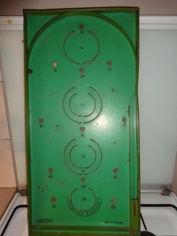 Ancien jeu flipper à billes THE ENFIED BAGATELLE, Verzamelen, Automaten | Flipperkasten, Gebruikt, Mechanisch, Flipperkast, Overige merken