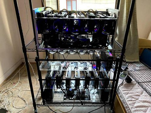 Mining Rig, Informatique & Logiciels, Cartes vidéo, Utilisé, Nvidia