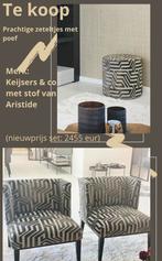 Set luxe design zeteltjes, Ophalen, Minder dan 75 cm, Zo goed als nieuw, Moderne luxe stijl met vleugje art-deco invloed