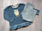 ✿ M104 - Winterpyjama Woody velours thema Uil, Nacht- of Onderkleding, Gebruikt, Meisje, Ophalen of Verzenden