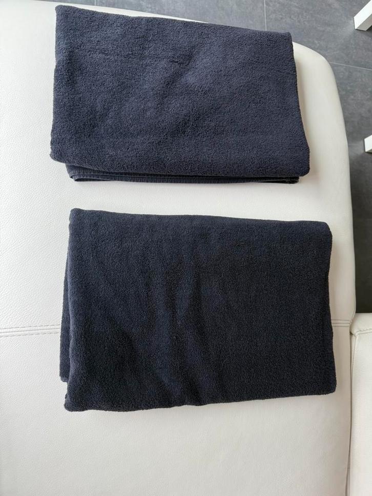 Grote badhanddoeken, Maison & Meubles, Salle de bain | Linge de bain & Accessoires, Comme neuf, Beige, Enlèvement