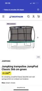 Jumpking trampoline Classic Zwart Groen, Enfants & Bébés, Jouets | Extérieur | Trampolines, Enlèvement, Utilisé