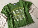 longsleeve Hema 86 vliegtuig groen, Kinderen en Baby's, Gebruikt, Ophalen of Verzenden, Hema, Jongetje