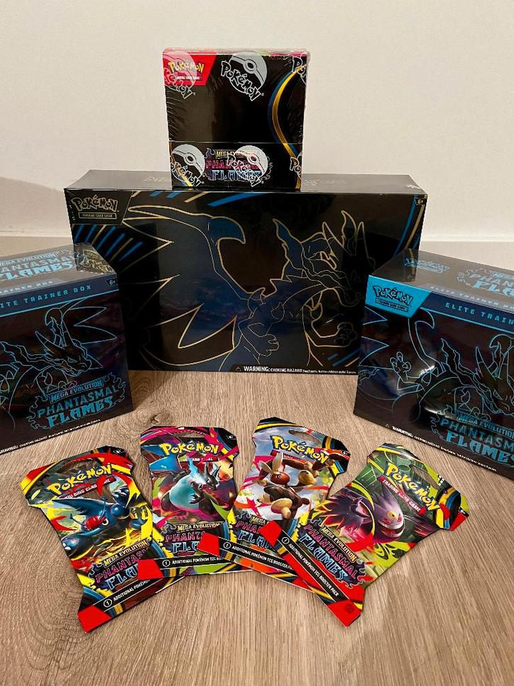 Phantasmal Flames Sealed Collection Pokémon, Hobby en Vrije tijd, Verzamelkaartspellen | Pokémon, Nieuw, Boosterbox, Foil, Ophalen of Verzenden