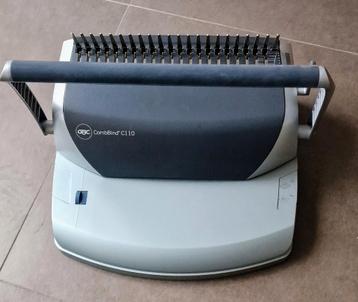 GBC CombBind c110 inbindmachine + binders, Enlèvement, Comme neuf