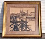 aquarelle signe charles londot, Antiquités & Art, Enlèvement ou Envoi