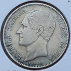 2½ Francs 1850 (groot hoofd) Leopold I / Zeldzaam !!, Ophalen of Verzenden, Losse munt, Zilver