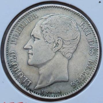 2½ Francs 1850 (groot hoofd) Leopold I / Zeldzaam !! beschikbaar voor biedingen