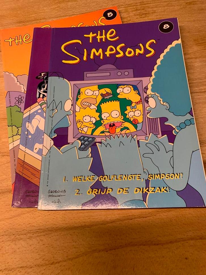 The Simpsons – 3 originele strips (nrs. 5, 6, 8), Boeken, Stripverhalen, Gelezen, Meerdere stripboeken, Ophalen of Verzenden