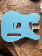 Telecaster body”Daphne Blue Nitro satin lak “ neww Elzen, Verzenden