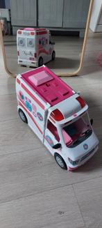 Barbie camper/ziekenhuiswagen, Kinderen en Baby's, Speelgoed |Speelgoedvoertuigen, Ophalen, Zo goed als nieuw