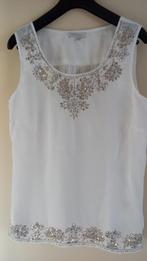 Atmos zomertopje wit met glittertjes maat 38, Kleding | Dames, Topjes, Maat 38/40 (M), Wit, Atmos fashion, Nieuw