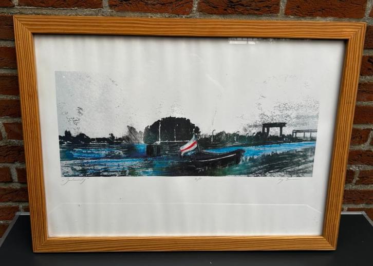 Art on Paper, Dendermonding, Evy Bosman, Antiek en Kunst, Kunst | Litho's en Zeefdrukken, Verzenden