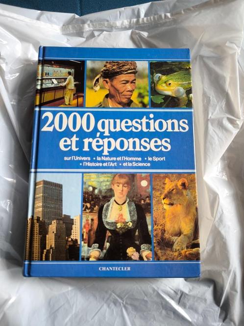 Livre a saisir 200 questions et réponses de Chantecler, Livres, Art & Culture | Photographie & Design, Comme neuf, Autres sujets/thèmes