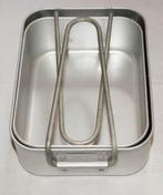 Paar aluminium schalen Belgian Army, Verzamelen, Ophalen of Verzenden, Landmacht, Overige typen