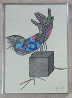 PAUL VAN HOEYDONCK / ROBOTHAND / KLEURLITHO / 71x51cm KADER, Antiek en Kunst, Kunst | Litho's en Zeefdrukken, Ophalen