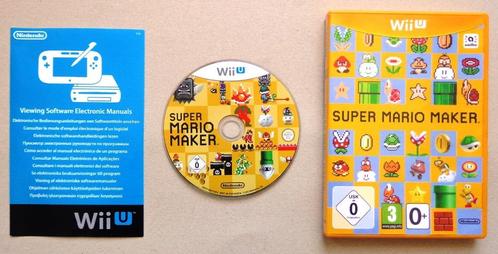 Super Mario Maker voor de Nintendo Wii-U, Games en Spelcomputers, Games | Nintendo Wii U, Zo goed als nieuw, Ophalen of Verzenden