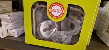 deurkrukken inox en zwart  beschikbaar voor biedingen